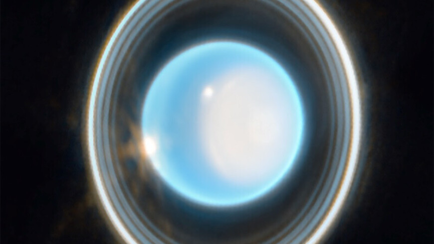 Телескоп «Джеймс Уэбб» сумел заснять Уран в инфракрасных лучах