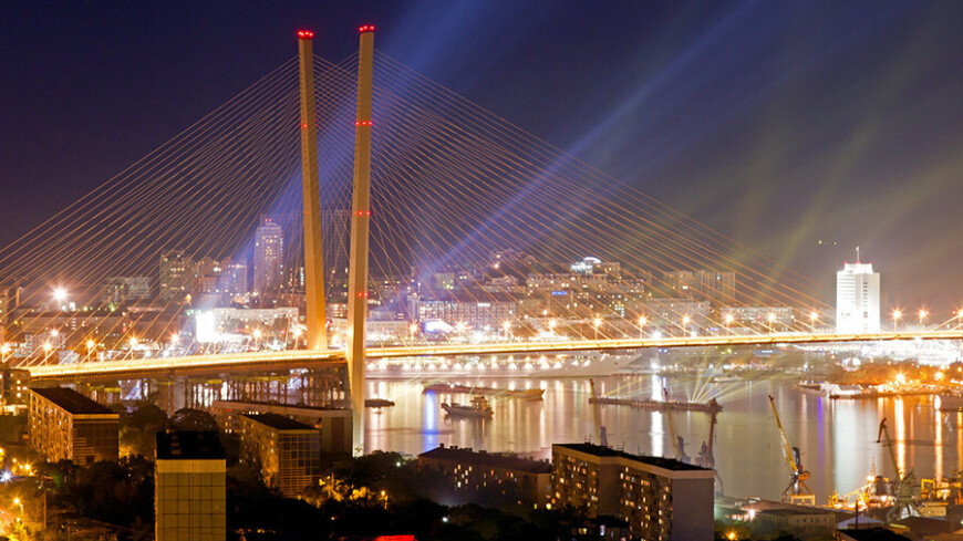 Фото: Петр Королев, &quot;«МИР 24»&quot;:http://mir24.tv/, золотой мост, владивосток, золотой мост владивостока