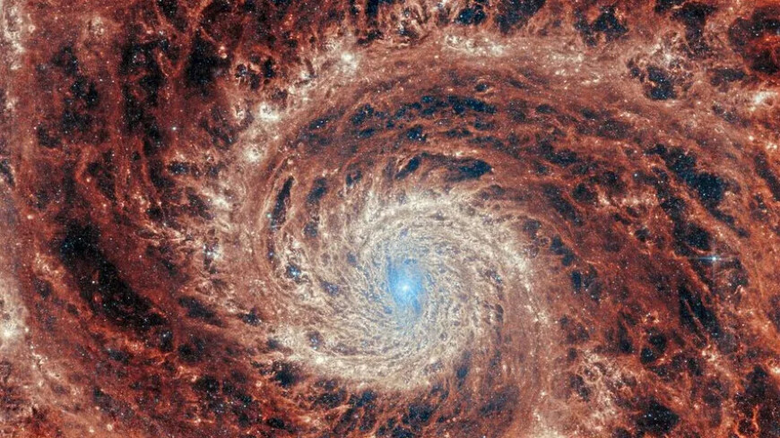 Телескоп «Джеймс Уэбб» запечатлел галактику Водоворот
