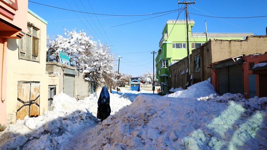 Из-за аномальных холодов в Афганистане погибли более 200 человек