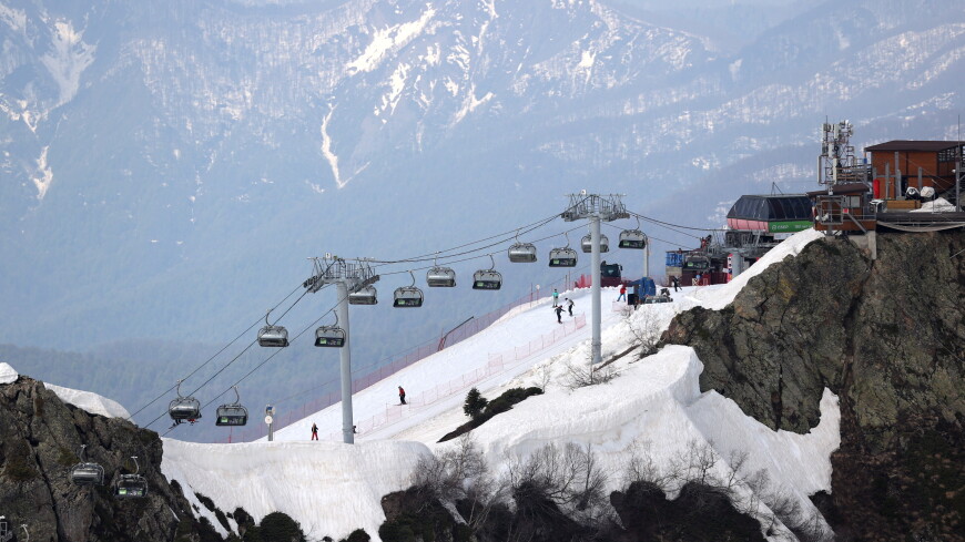 Более полумиллиона туристов отдохнули в горах Сочи с начала зимнего сезона