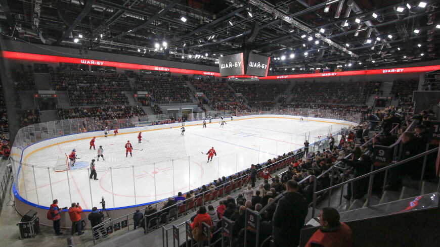 Главная хоккейная арена Кузбасса открылась в Новокузнецке после реконструкции