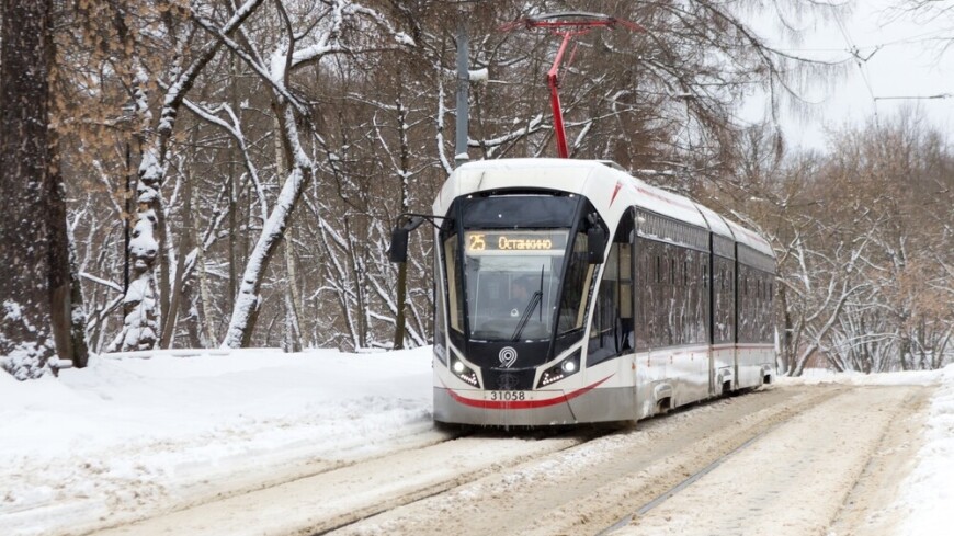 Новую трамвайную линию проложат на проспекте Академика Сахарова в Москве