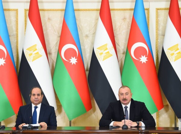 Главы Азербайджана и Египта обсудили в Баку вопросы безопасности, экономики и культуры