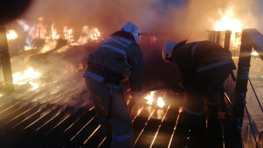 На горнолыжном курорте «Шымбулак» в Алматы загорелся ресторан