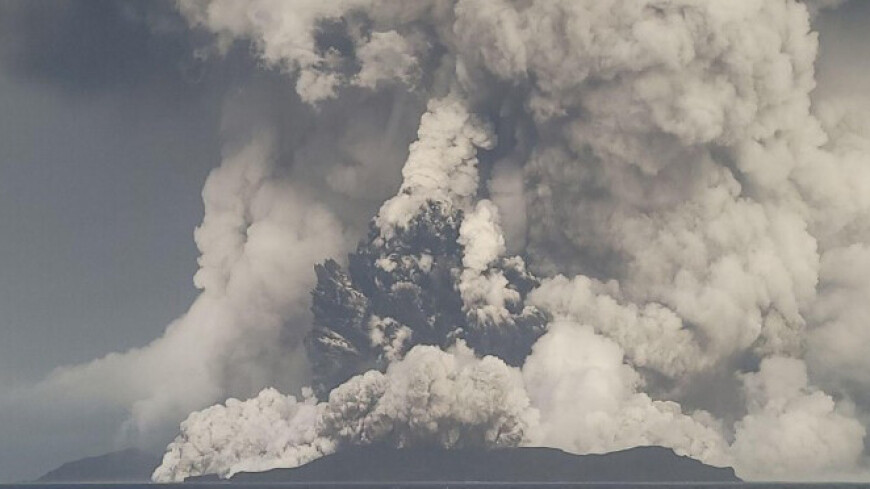 Извержение вулкана Тонга повысит глобальную температуру на планете