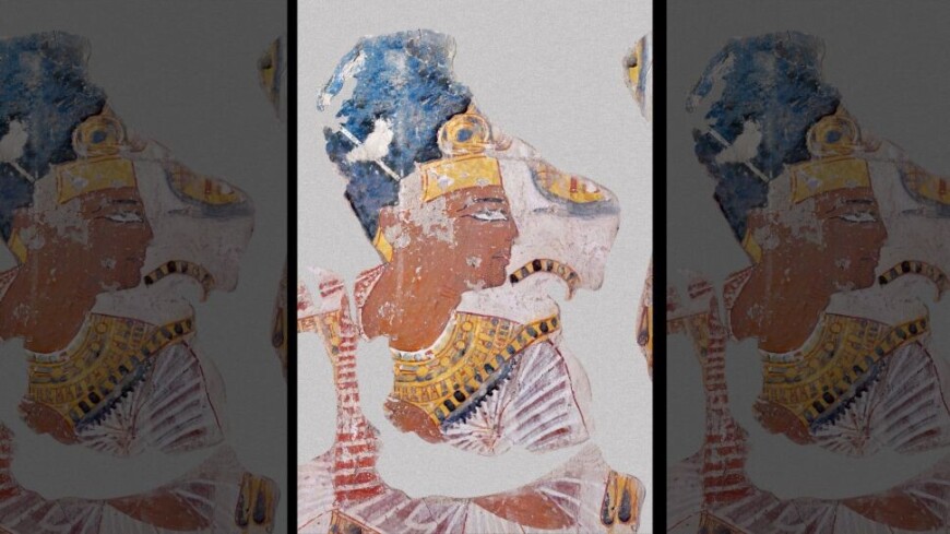 Рентген выявил скрытые детали на портрете фараона Древнего Египта