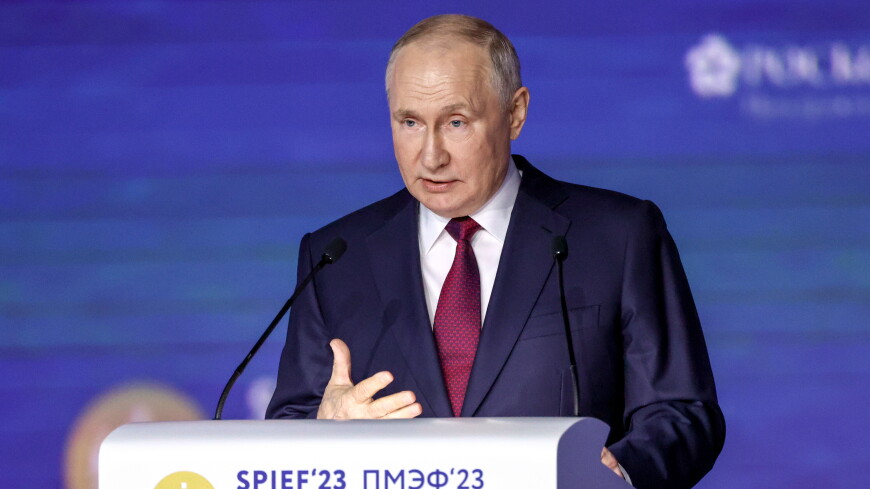 Путин на ПМЭФ: Рост ВВП России по итогам 2023 года может достичь 1,5-2%