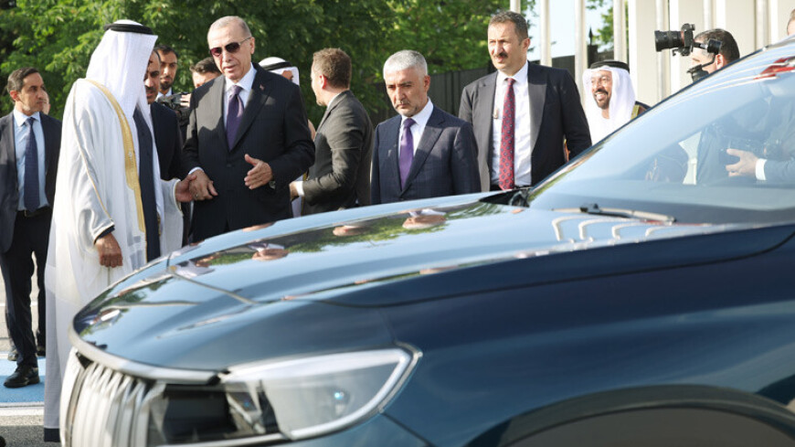 Эрдоган показал президенту ОАЭ турецкий электрокар