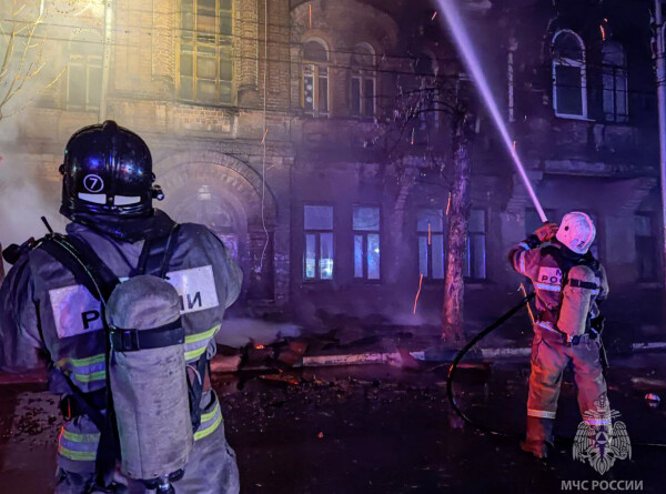 Пожар в доходном доме купца Челышева в Самаре потушили