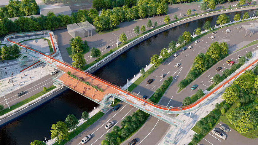 Новый мост через Москву-реку соединит три района столицы