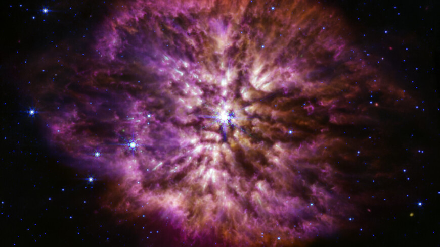звезды, звезда Вольф-Райе 124 (WR 124), созвездие Стрелец, космос