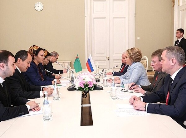 Спикер Совфеда России обсудила с главами парламента Туркменистана и Узбекистана сотрудничество стран