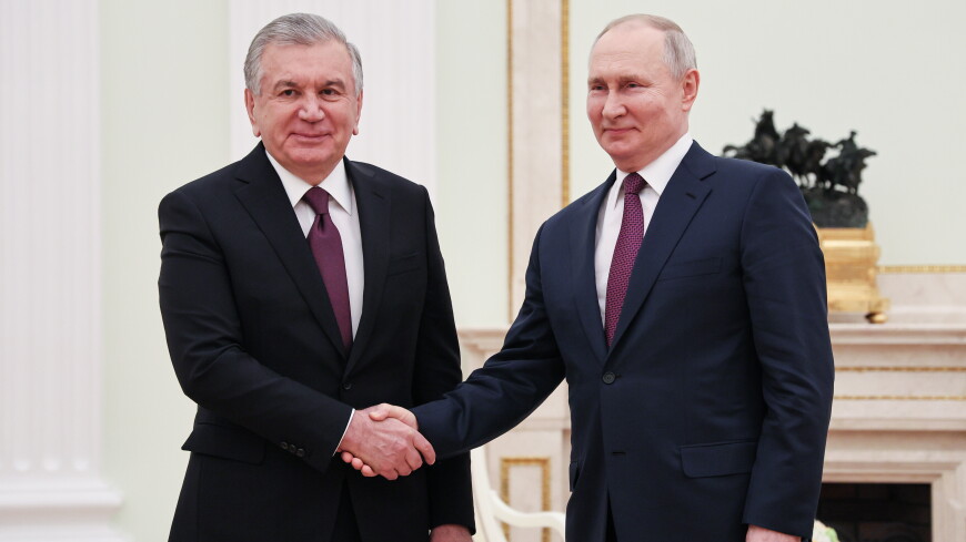 Путин поздравил президента Узбекистана с днем рождения