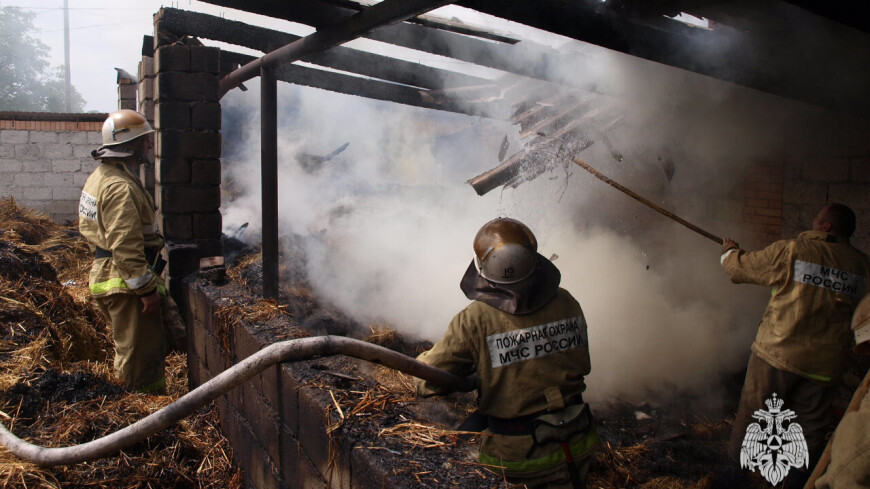 Пожар произошел на лесоторговой базе в Челябинске