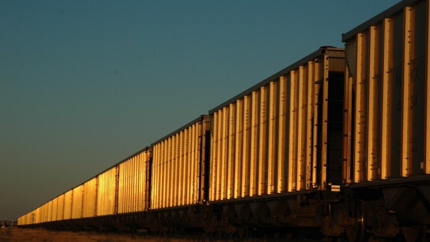 Почти 20 грузовых вагонов сошли с рельсов на юге Казахстана
