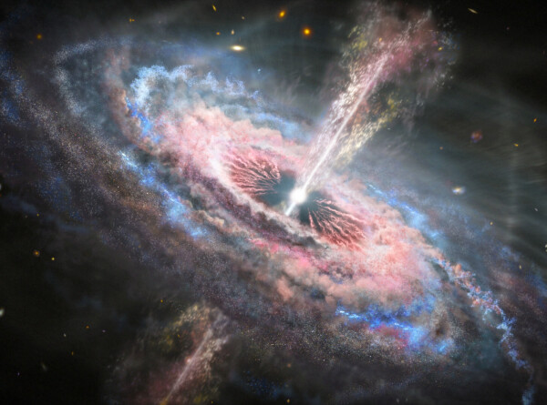 Черная дыра в центре Млечного Пути изменила пространство-время
