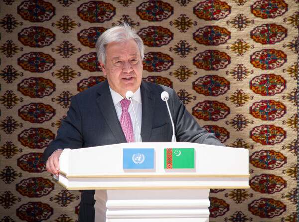 Антониу Гутерреш открыл дополнительное здание представительства ООН в Ашхабаде