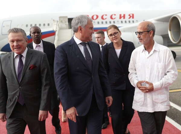 Спикер Госдумы Вячеслав Володин прибыл на Кубу с рабочим визитом