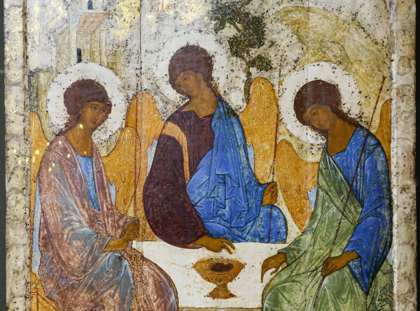 Икону «Троица» сначала разместят во временном шатре перед Троице-Сергиевой лаврой