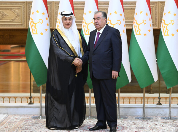 Эмомали Рахмон обсудил двусторонние отношения с министром окружающей среды Саудовской Аравии