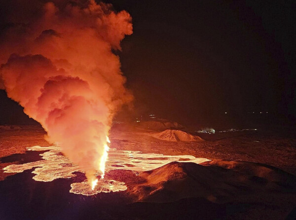 Извержение вулкана Свартсенги на юго-западе Исландии пошло на спад