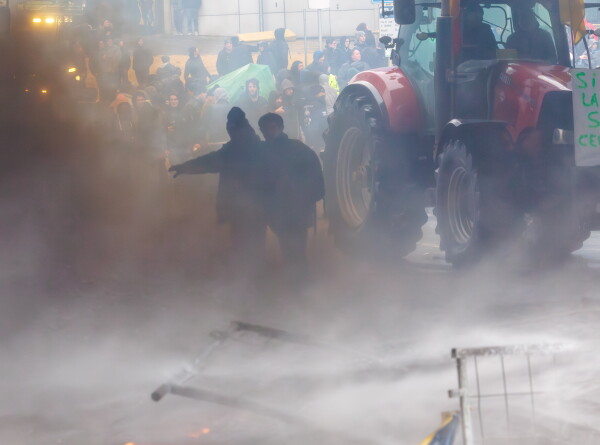 Протесты в Европе: французские фермеры жгут покрышки и мусор