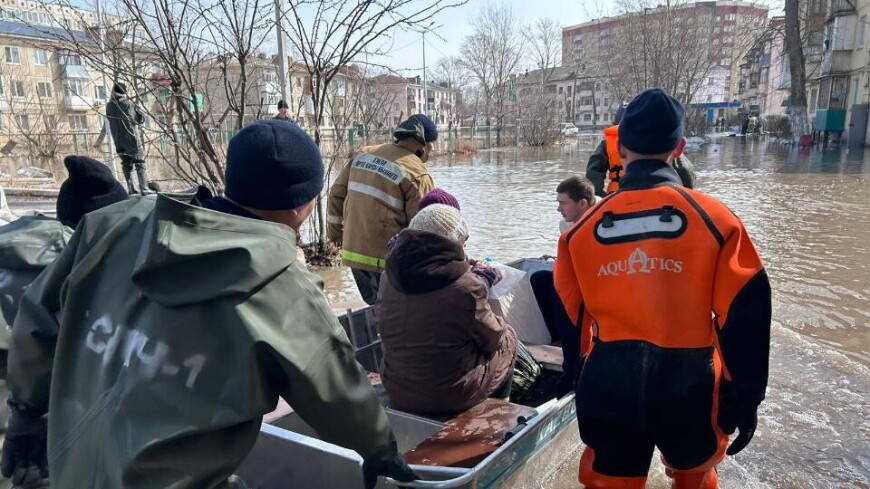 Паводки в Казахстане: в Атырауской области снова растёт уровень воды в реке Жайык