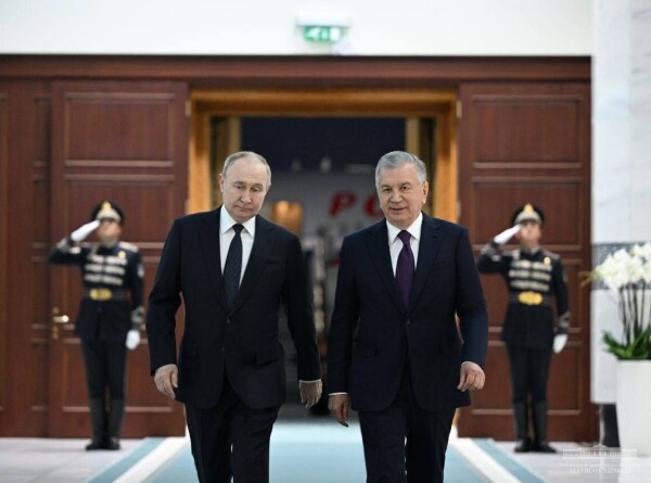 Путин проведет переговоры с Мирзиеевым во второй день госвизита в Узбекистан