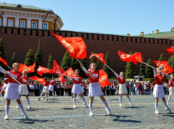 Торжественный прием в пионеры прошел на Красной площади