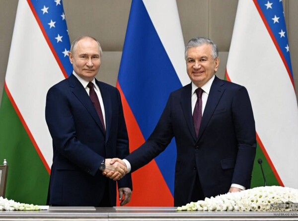 Путин: У России и Узбекистана много проектов в промкооперации и энергетике